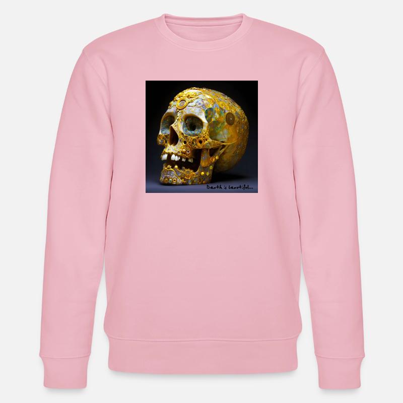 Der Tod ist schön 01 - Stanley/Stella Unisex Bio-Sweatshirt CHANGER  - Hellrosa