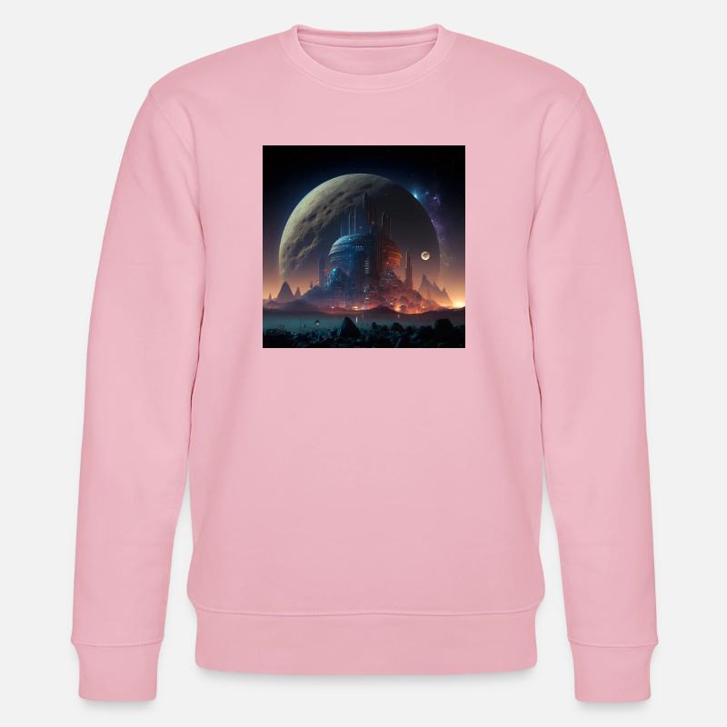 Megalopolis Alien 02 - Stanley/Stella Unisex Bio-Sweatshirt CHANGER  - Hellrosa
