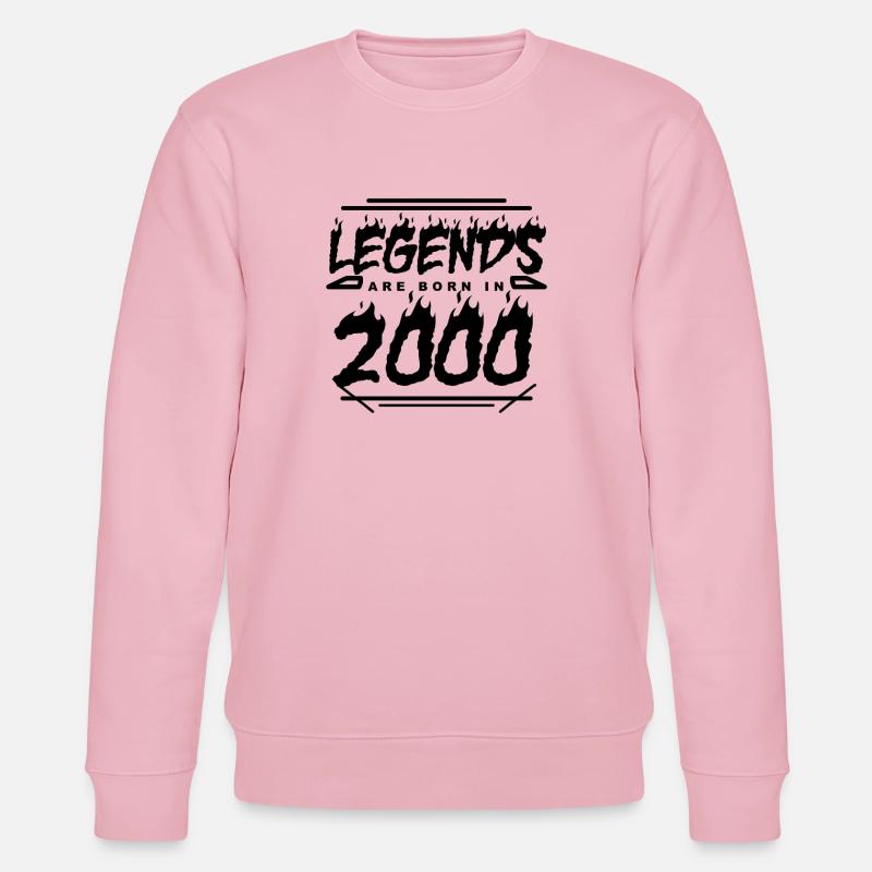 Légende 2000 - Année 2000 - Année 2000 - Sweat bio CHANGER Stanley/Stella Unisexe - rose pâle