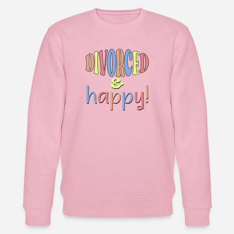SCHEIDUNG - GESCHIEDEN UND GLÜCKLICH - Stanley/Stella Unisex Bio-Sweatshirt CHANGER - Hellrosa