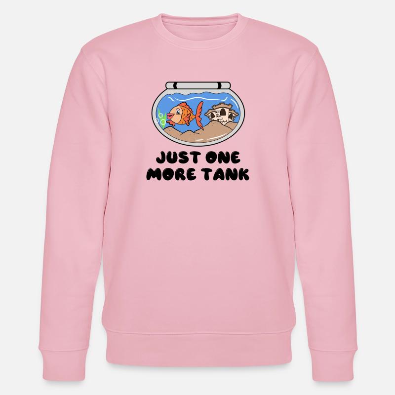Aquarium Goldfisch Statement Haustiere Heimtier - Stanley/Stella Unisex Bio-Sweatshirt CHANGER  - Hellrosa