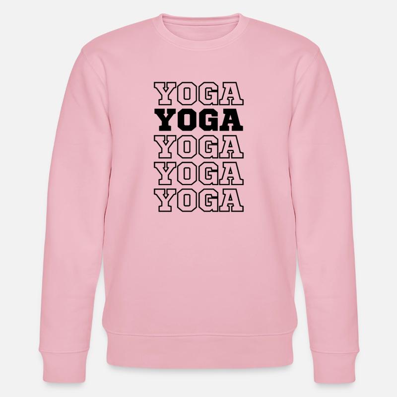 JOGA - Stanley/Stella Unisex Bio-Sweatshirt CHANGER  - Hellrosa