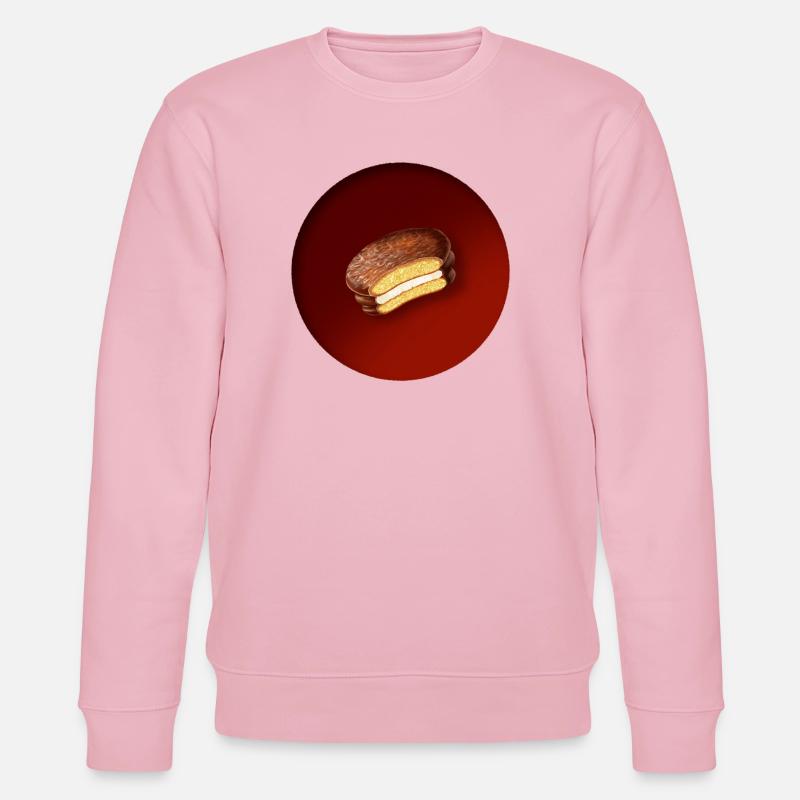 Un délicieux biscuit au chocolat - Sweat bio CHANGER Stanley/Stella Unisexe - rose pâle