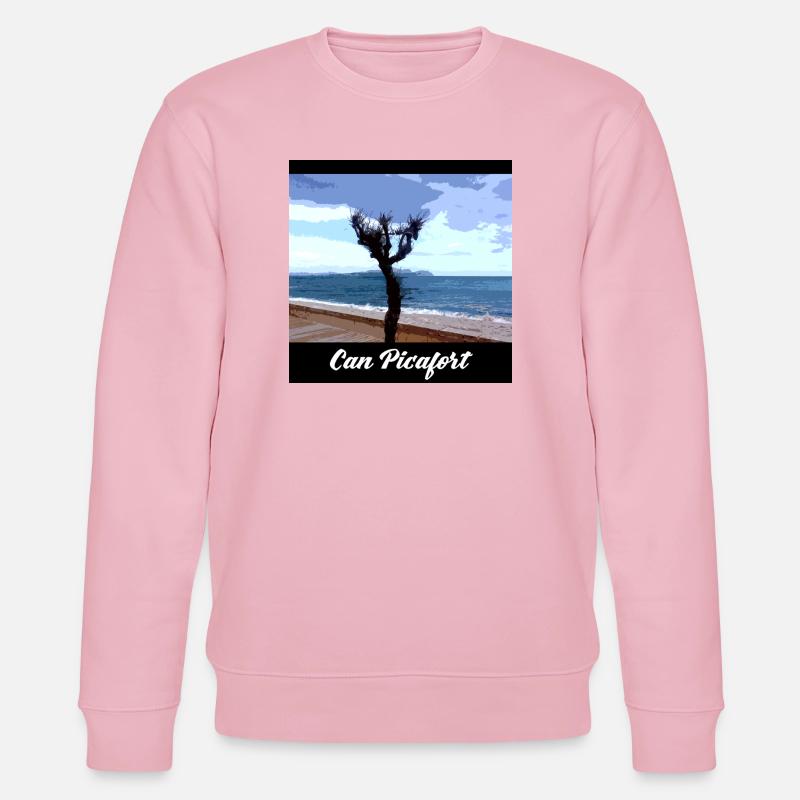 Can Picafort - Mallorca - Stanley/Stella Unisex Bio-Sweatshirt CHANGER  - Hellrosa