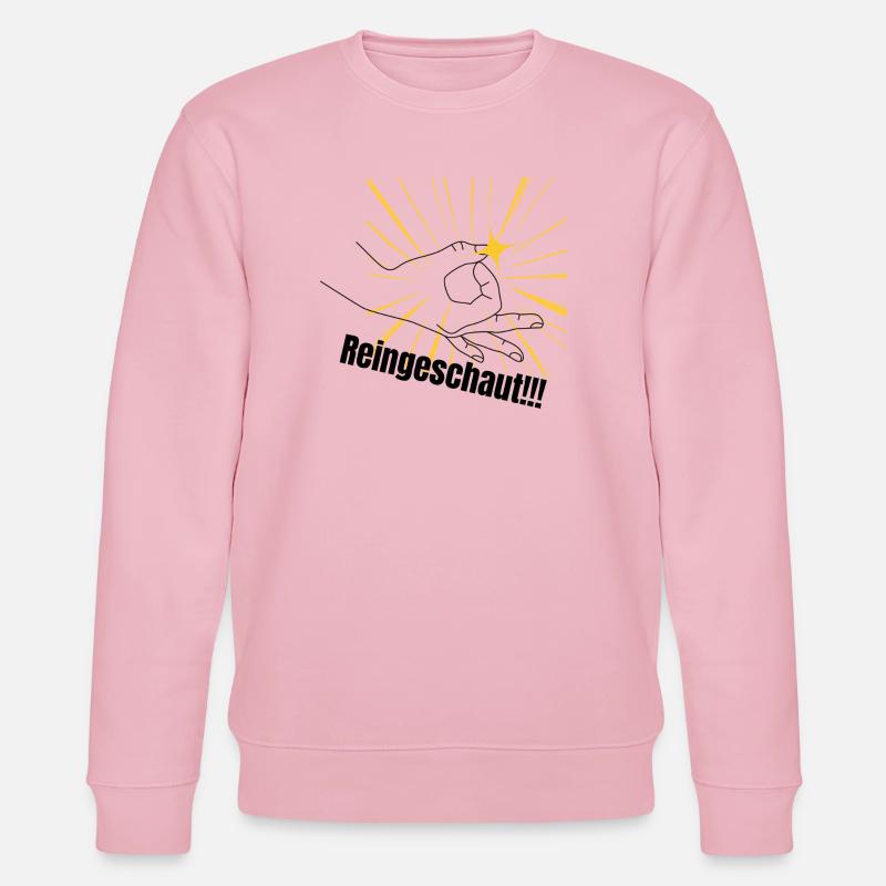 Poing de force dans l’auréole - Sweat bio CHANGER Stanley/Stella Unisexe - rose pâle