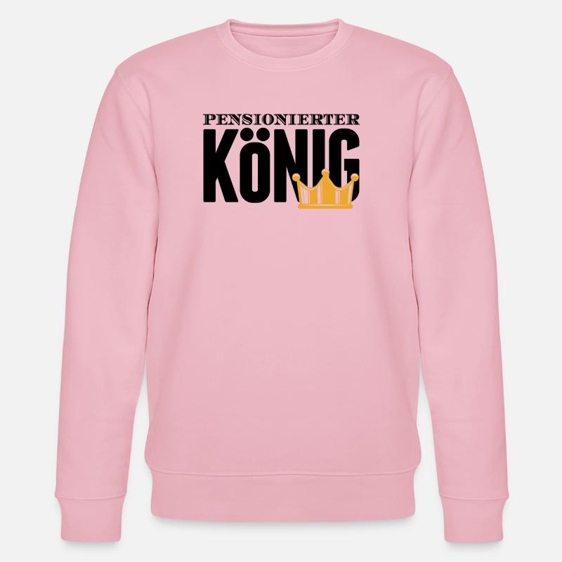 Ruhestand Statement Pensionär Auszeit Abschied - Stanley/Stella Unisex Bio-Sweatshirt CHANGER - Hellrosa