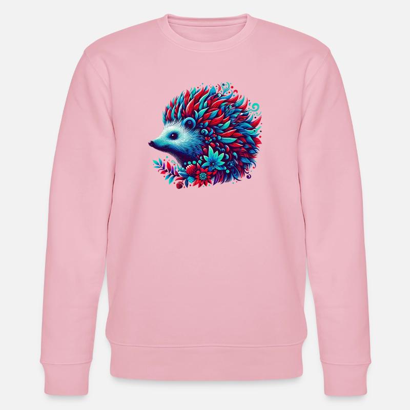 Igel - Stanley/Stella Unisex Bio-Sweatshirt CHANGER  - Hellrosa