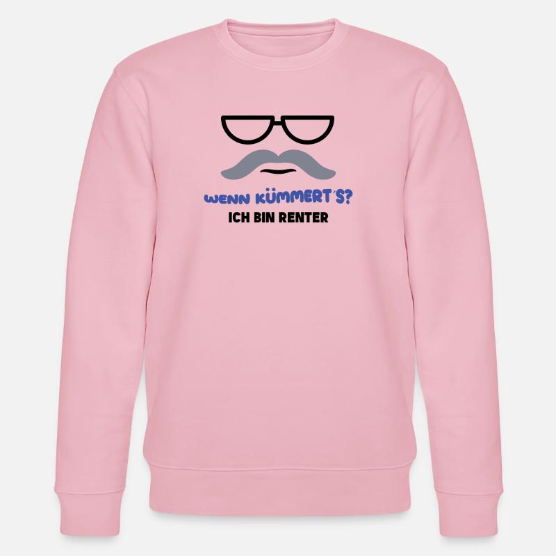 Ruhestand Statement Pensionist Pension Abschied - Stanley/Stella Unisex Bio-Sweatshirt CHANGER  - Hellrosa