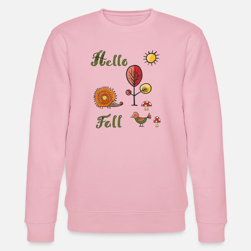 Hello Fall - Stanley/Stella CHANGER Unisex Organic Sweatshirt - cotton pink