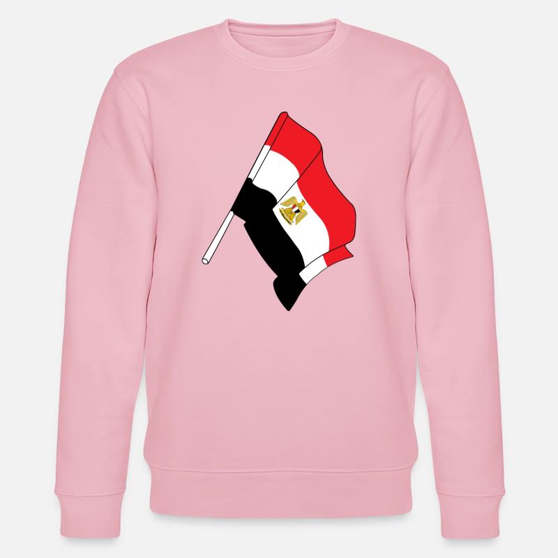 Drapeau : Égypte - Sweat bio CHANGER Stanley/Stella Unisexe - rose pâle