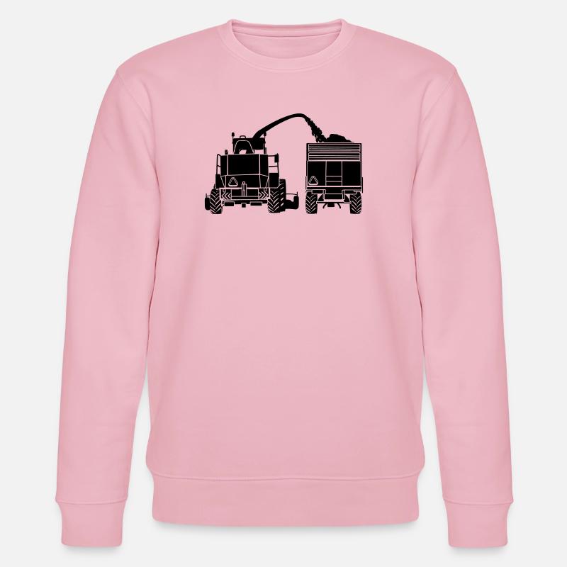 Corn chopper - Stanley/Stella CHANGER Unisex Organic Sweatshirt - cotton pink