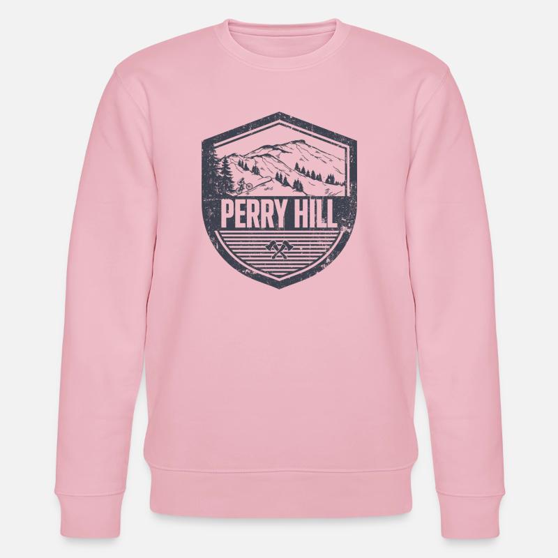 Perry Hill Bergabzeichen - Stanley/Stella Unisex Bio-Sweatshirt CHANGER  - Hellrosa