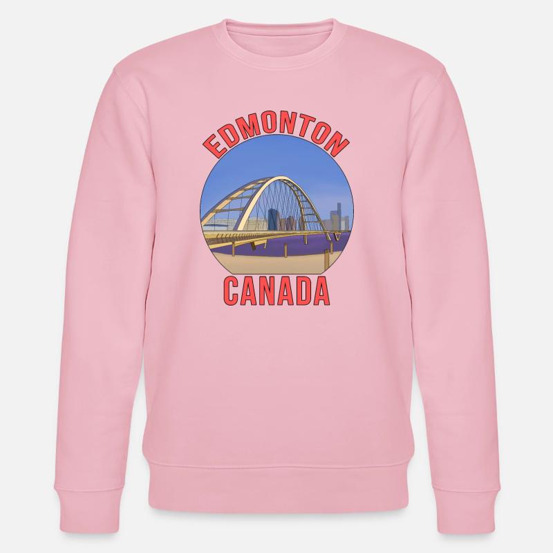 Edmonton, Kanada - Stanley/Stella Unisex Bio-Sweatshirt CHANGER  - Hellrosa