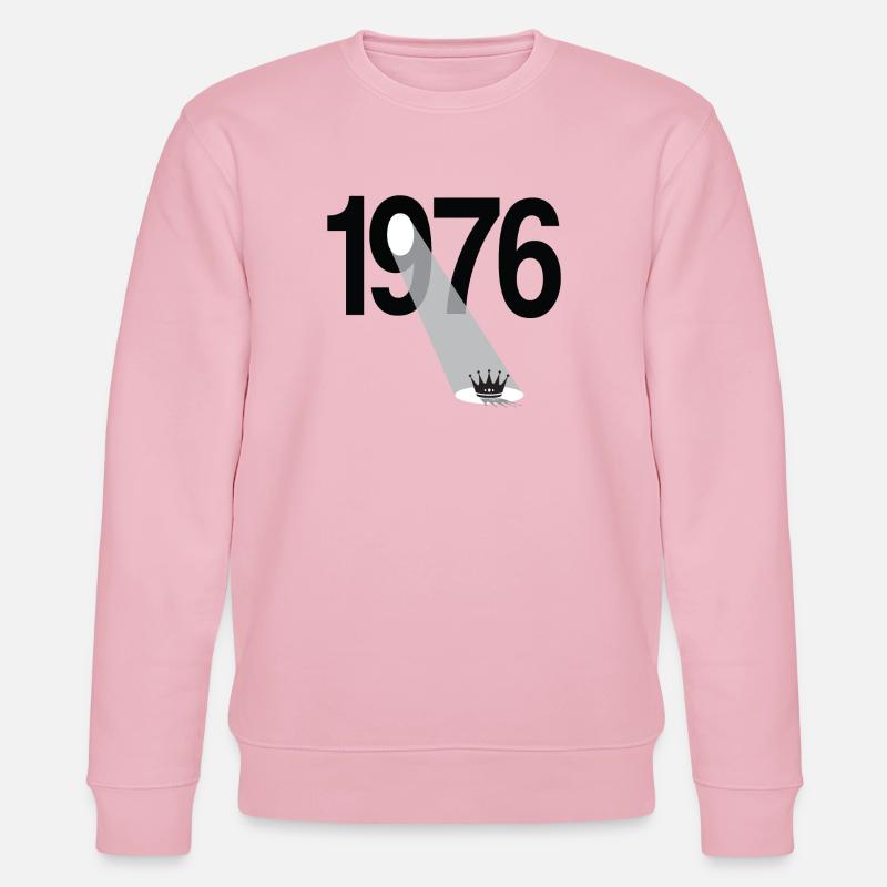 Millésime 1976 - Sweat bio CHANGER Stanley/Stella Unisexe - rose pâle