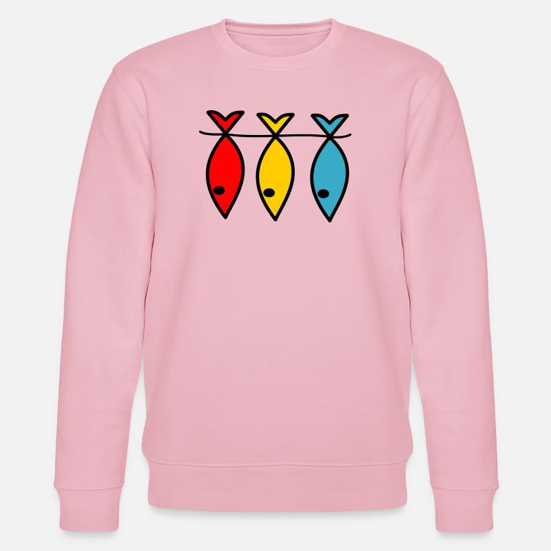RETRAITE. BONNE RETRAITE. JOYEUSE RETRAITE - Sweat bio CHANGER Stanley/Stella Unisexe - rose pâle