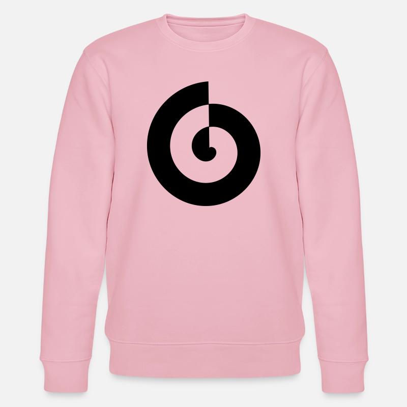Spirale - Stanley/Stella Unisex Bio-Sweatshirt CHANGER  - Hellrosa