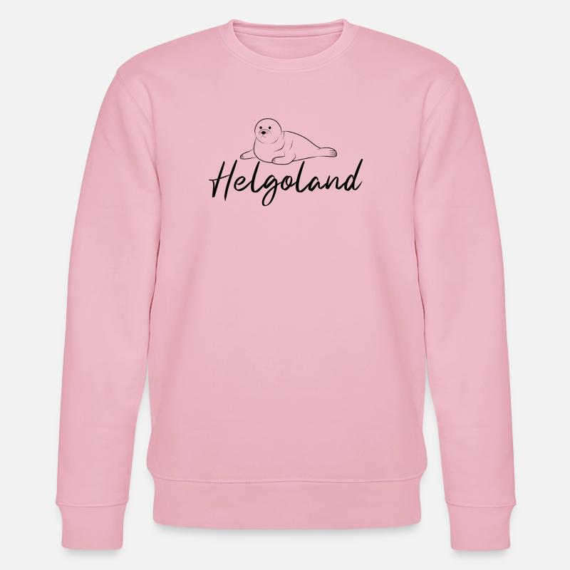Helgoland Robbe - Stanley/Stella Unisex Bio-Sweatshirt CHANGER  - Hellrosa