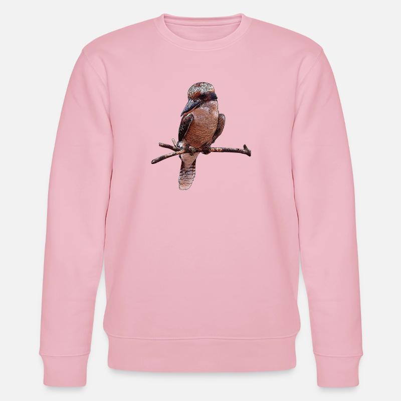 Jägerliest, australien, vögel - Stanley/Stella Unisex Bio-Sweatshirt CHANGER  - Hellrosa
