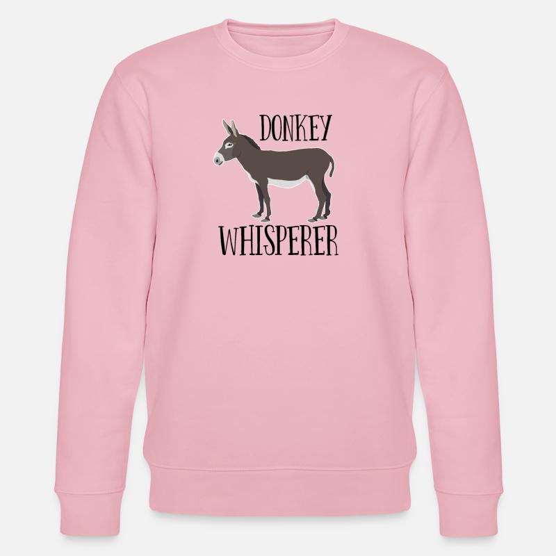 Eselflüsterer - Stanley/Stella Unisex Bio-Sweatshirt CHANGER  - Hellrosa