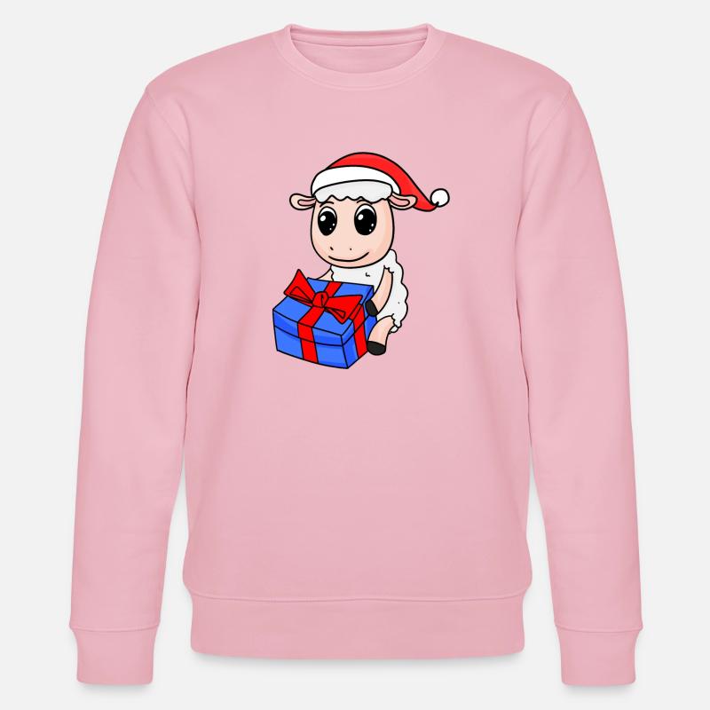 Noël de mouton - Sweat bio CHANGER Stanley/Stella Unisexe - rose pâle
