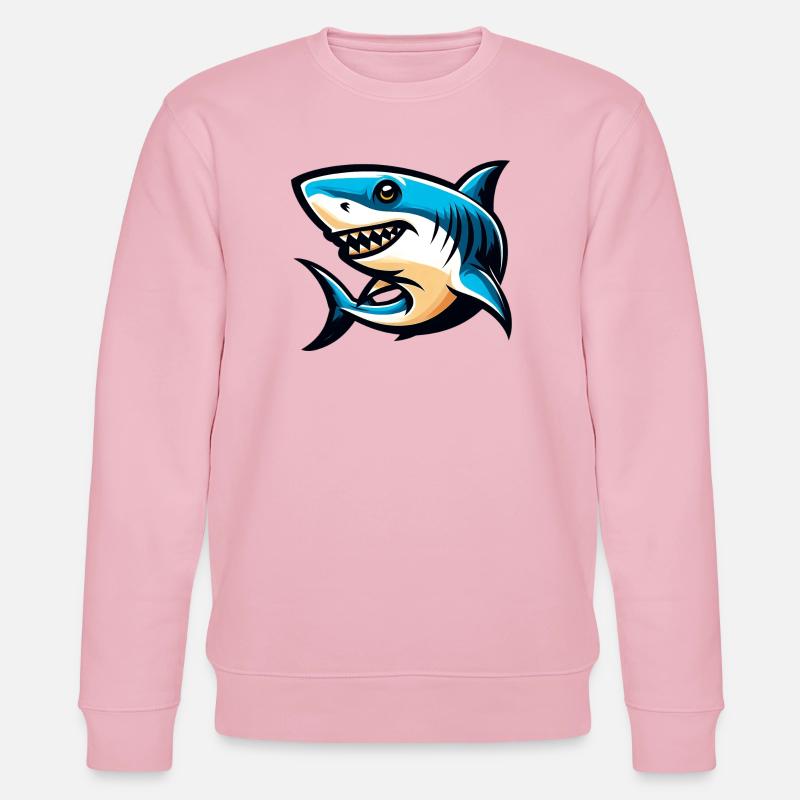 Requin blanc - Sweat bio CHANGER Stanley/Stella Unisexe - rose pâle