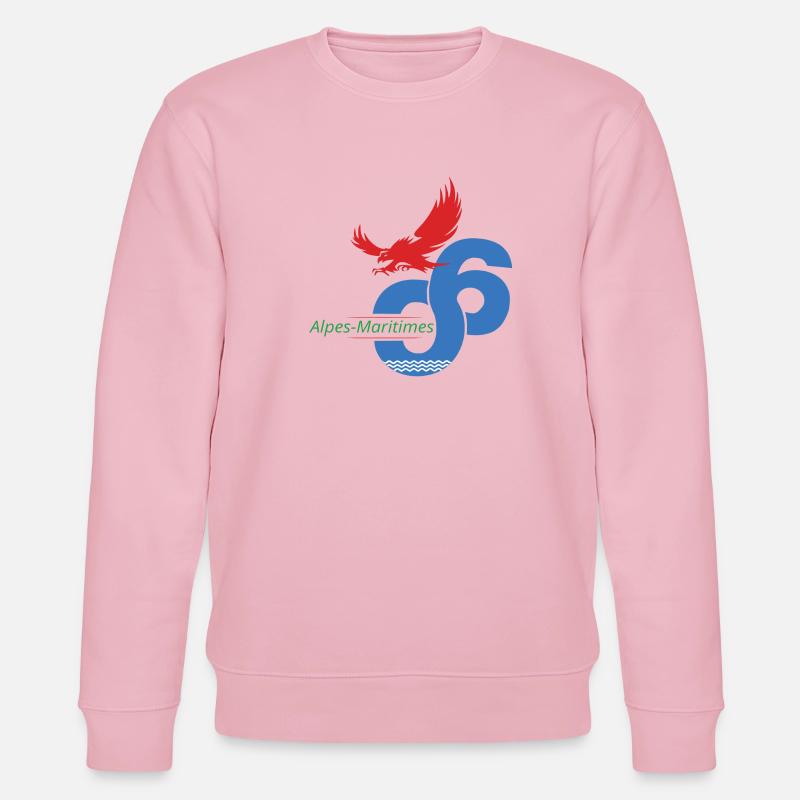Alpes-Maritimes - Stanley/Stella Unisex Bio-Sweatshirt CHANGER  - Hellrosa