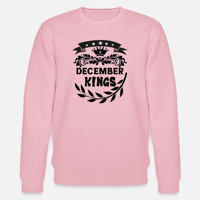 Dezember-Könige - Stanley/Stella Unisex Bio-Sweatshirt CHANGER  - Hellrosa