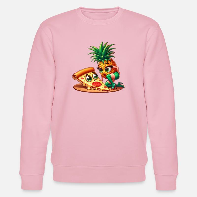 Pizza Hawaii - Stanley/Stella Unisex Bio-Sweatshirt CHANGER - Hellrosa