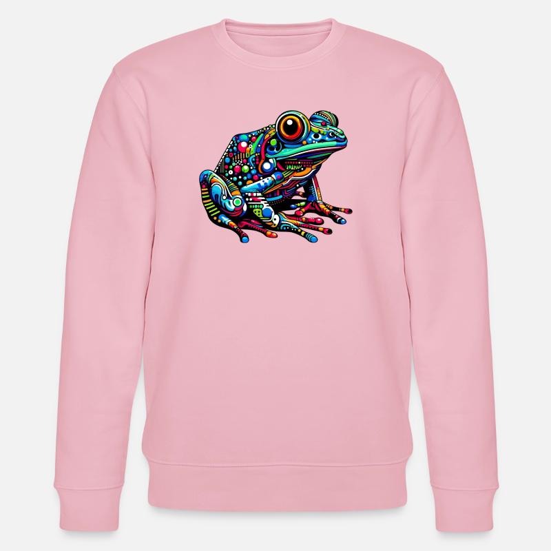 Frosch - Stanley/Stella Unisex Bio-Sweatshirt CHANGER  - Hellrosa