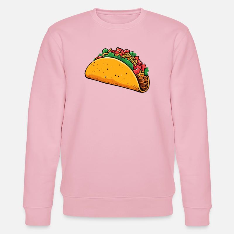 Tacos - Stanley/Stella Unisex Bio-Sweatshirt CHANGER  - Hellrosa