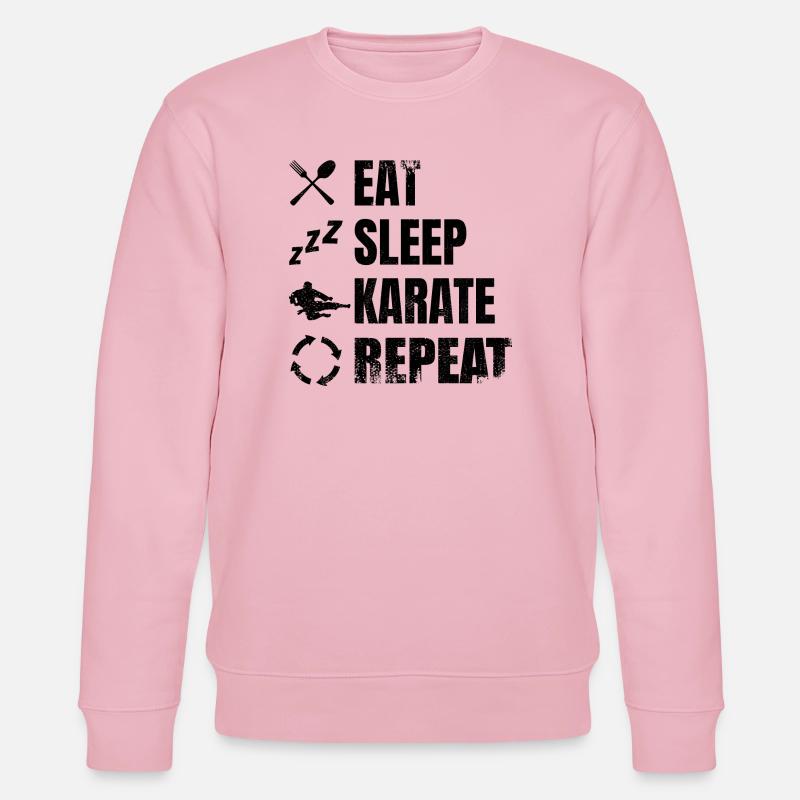 Karateka Routine - Stanley/Stella CHANGER Unisex Organic Sweatshirt - cotton pink