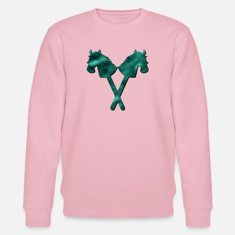 Hobby-Horsing REITEN - Stanley/Stella Unisex Bio-Sweatshirt CHANGER  - Hellrosa