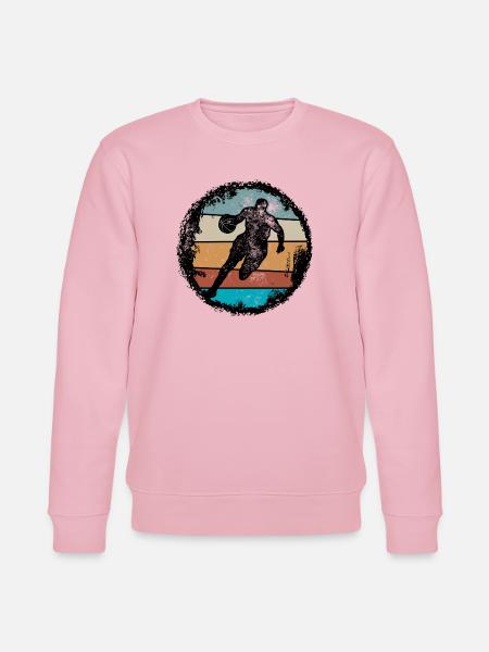 Retro Court Silhouette - Stanley/Stella Unisex Bio-Sweatshirt CHANGER  - Hellrosa