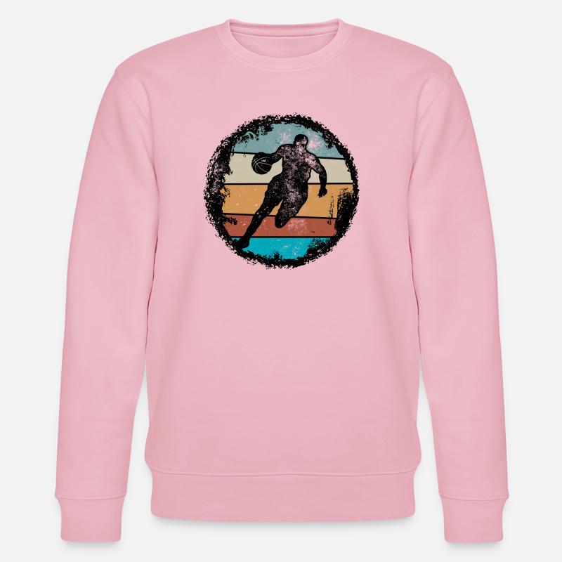 Silhouette de terrain rétro - Sweat bio CHANGER Stanley/Stella Unisexe - rose pâle