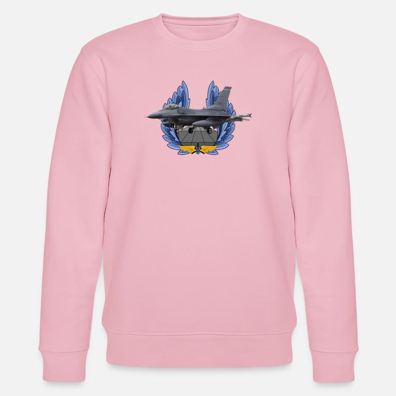 F-16 Fighting Falcon - Stanley/Stella Unisex Bio-Sweatshirt CHANGER  - Hellrosa