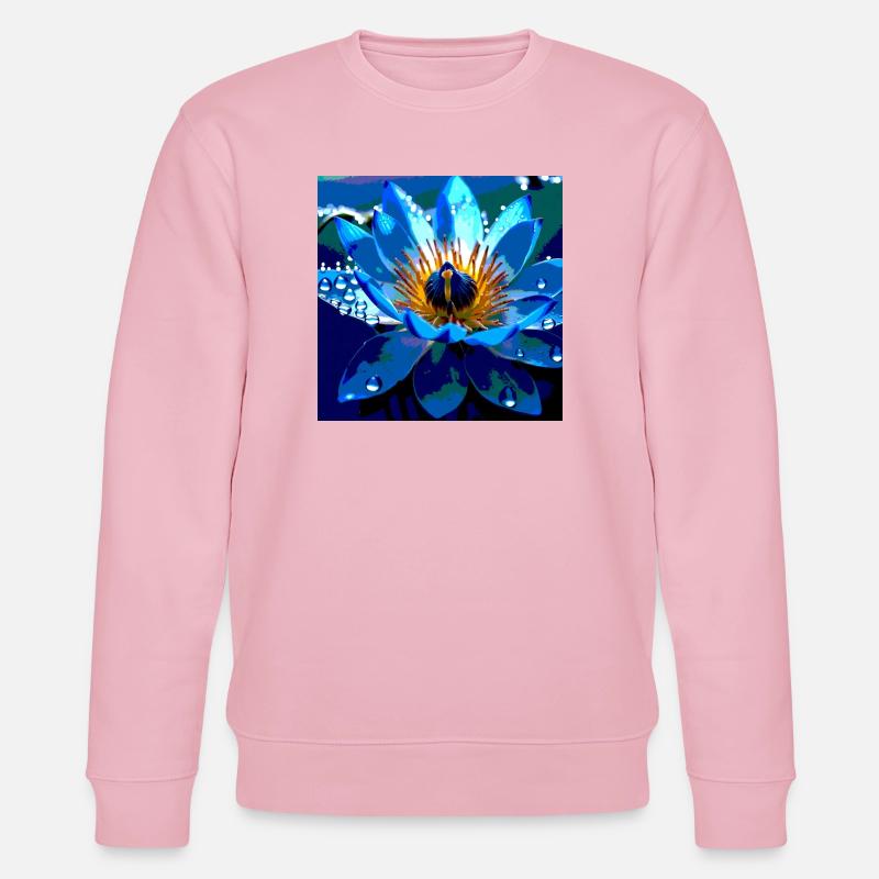 Der Blaue Lotus - Stanley/Stella Unisex Bio-Sweatshirt CHANGER  - Hellrosa