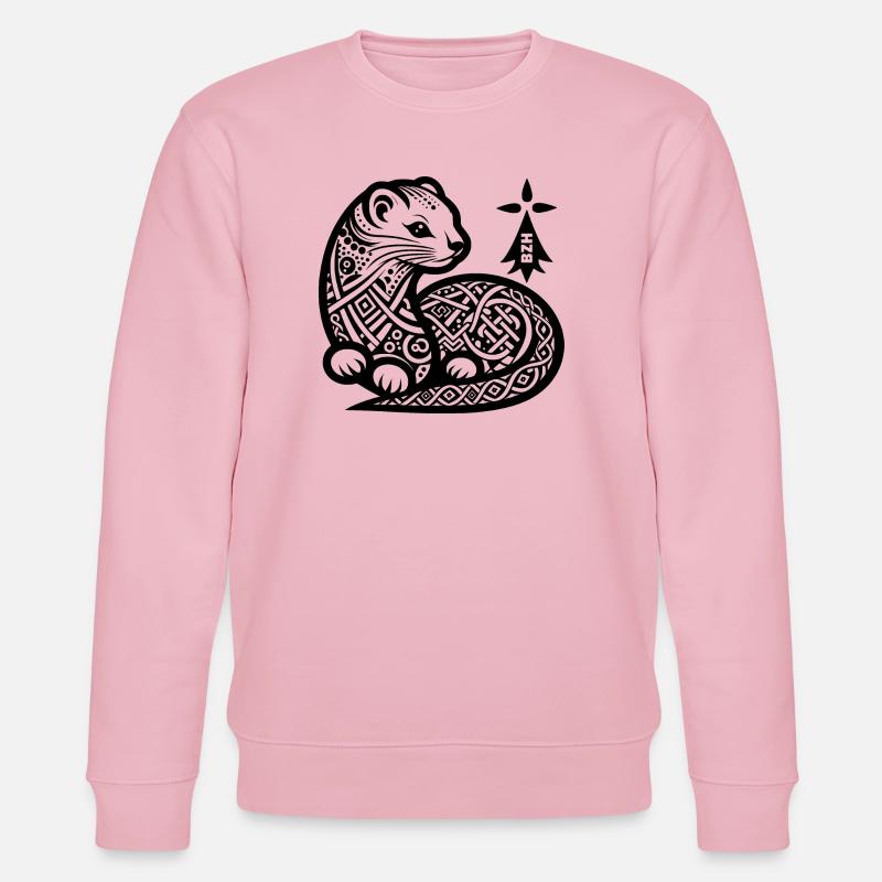 L hermine - Sweat bio CHANGER Stanley/Stella Unisexe - rose pâle