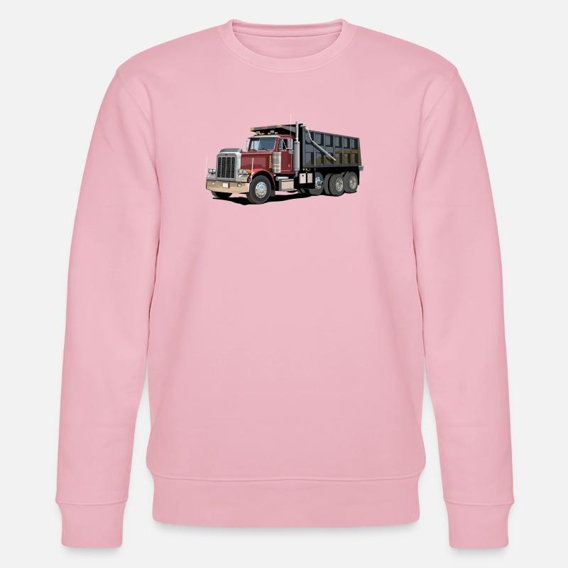 Muldenkipper, LKW - Stanley/Stella Unisex Bio-Sweatshirt CHANGER  - Hellrosa
