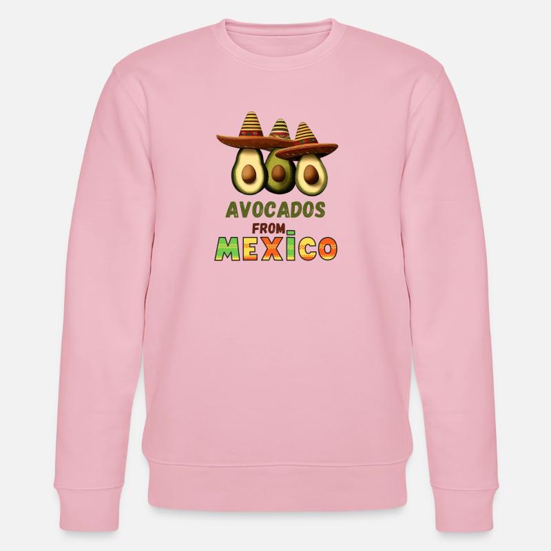 Avocado mit Mexiko - Stanley/Stella Unisex Bio-Sweatshirt CHANGER  - Hellrosa