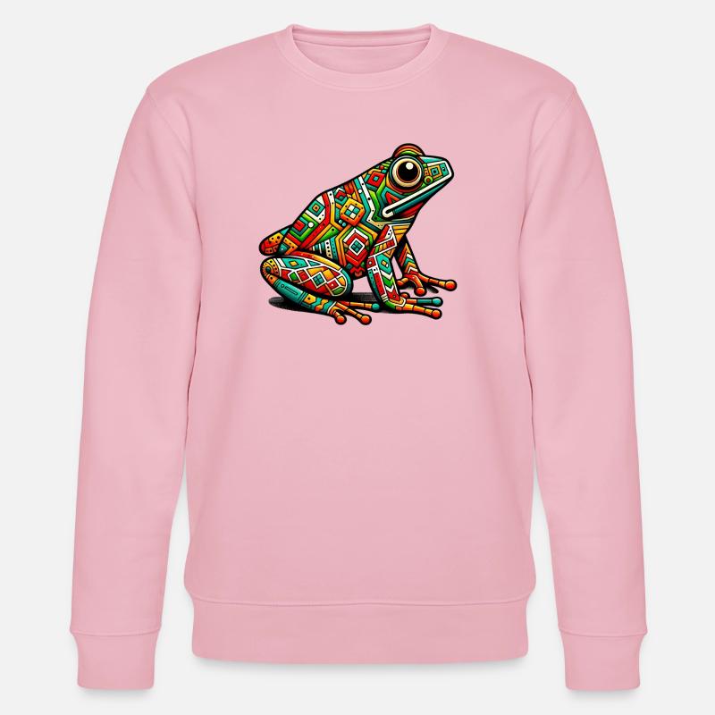 Frosch - Stanley/Stella Unisex Bio-Sweatshirt CHANGER  - Hellrosa