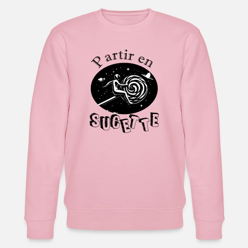 Partir en sucette - Sweat bio CHANGER Stanley/Stella Unisexe - rose pâle