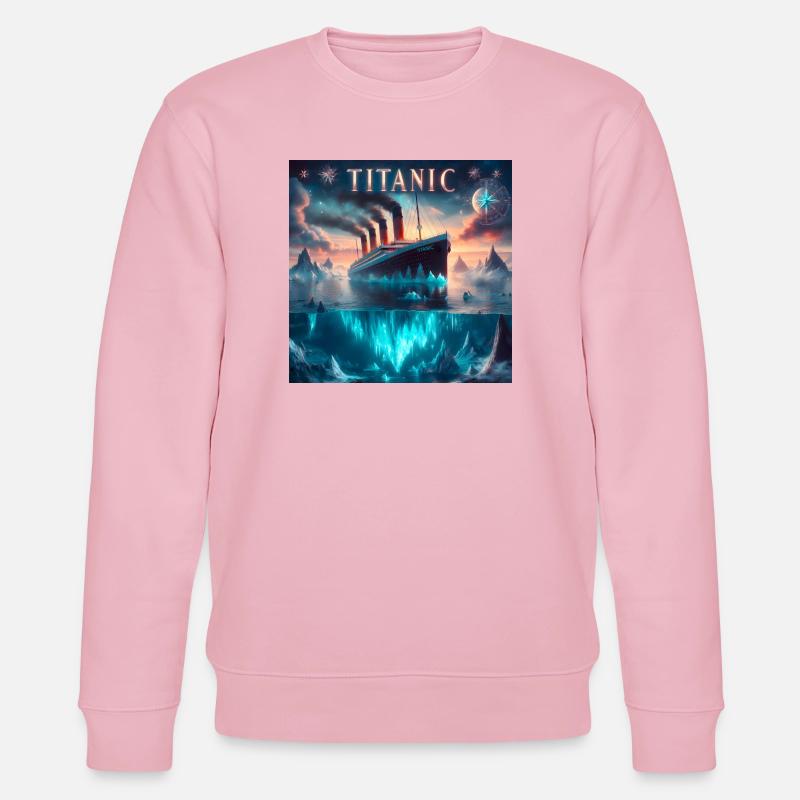 Titanisch - Stanley/Stella Unisex Bio-Sweatshirt CHANGER  - Hellrosa