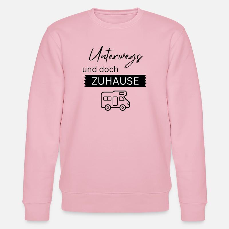 Unterwegs und doch zu Hause - Stanley/Stella Unisex Bio-Sweatshirt CHANGER - Hellrosa