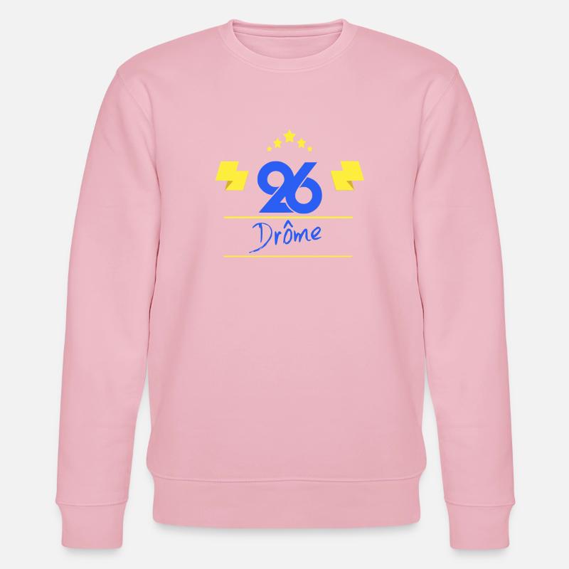 Drôme - Stanley/Stella Unisex Bio-Sweatshirt CHANGER  - Hellrosa
