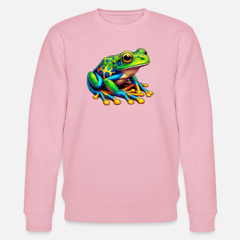 Grenouille - Sweat bio CHANGER Stanley/Stella Unisexe - rose pâle