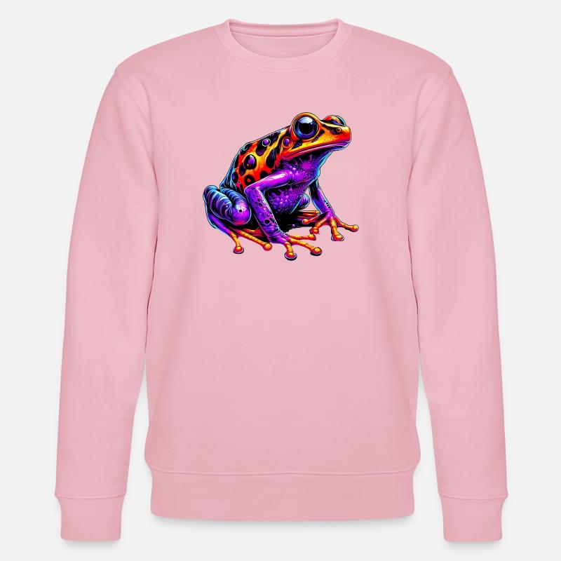 Frog - Stanley/Stella CHANGER Unisex Organic Sweatshirt - cotton pink