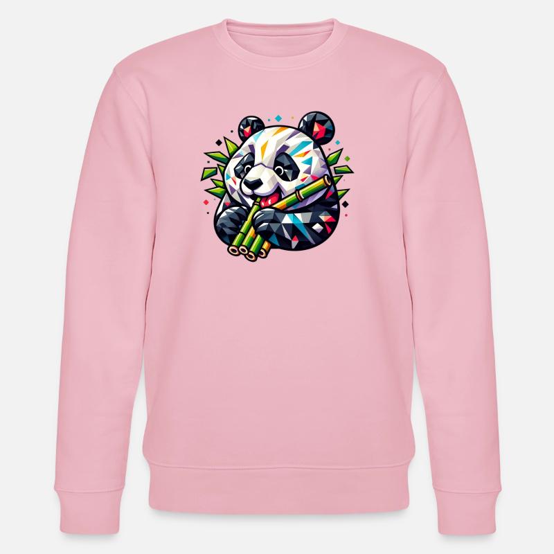 Panda - Sweat bio CHANGER Stanley/Stella Unisexe - rose pâle