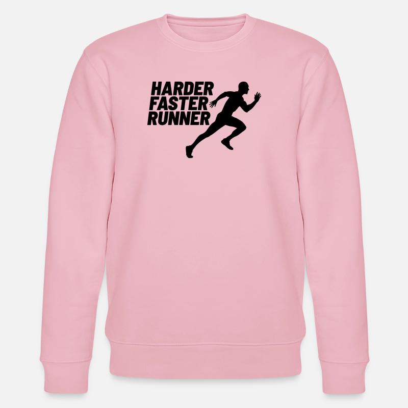 coureur plus dur et plus rapide - Sweat bio CHANGER Stanley/Stella Unisexe - rose pâle
