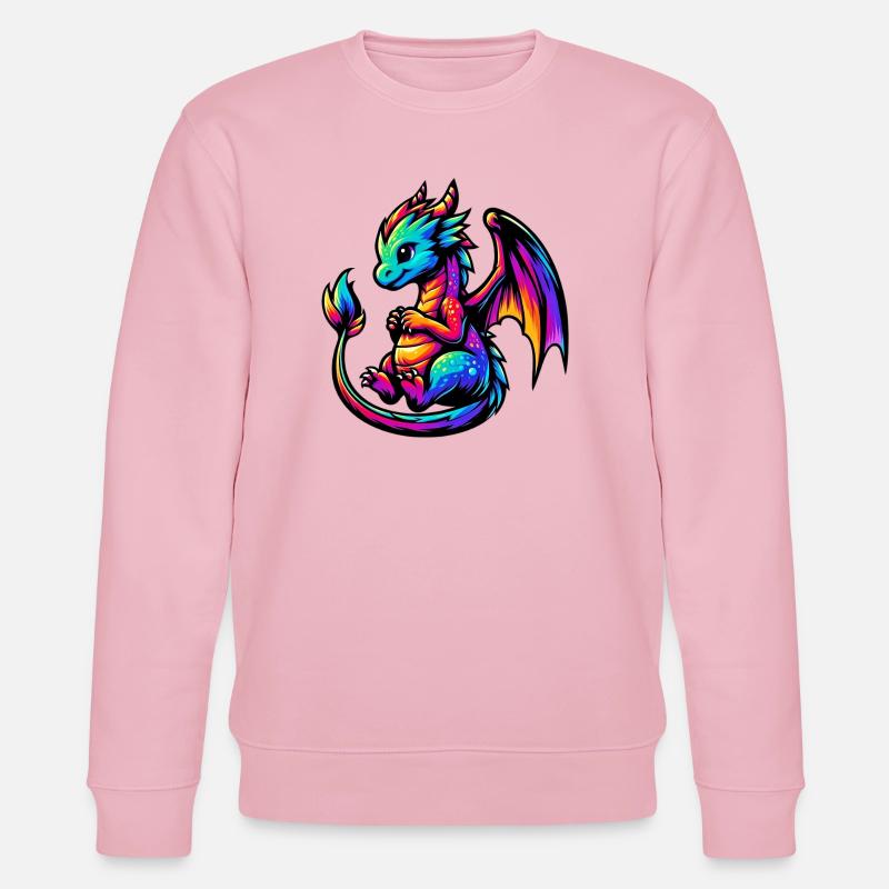 Dragon - Sweat bio CHANGER Stanley/Stella Unisexe - rose pâle