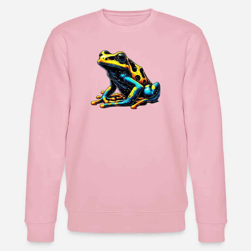 Grenouille - Sweat bio CHANGER Stanley/Stella Unisexe - rose pâle
